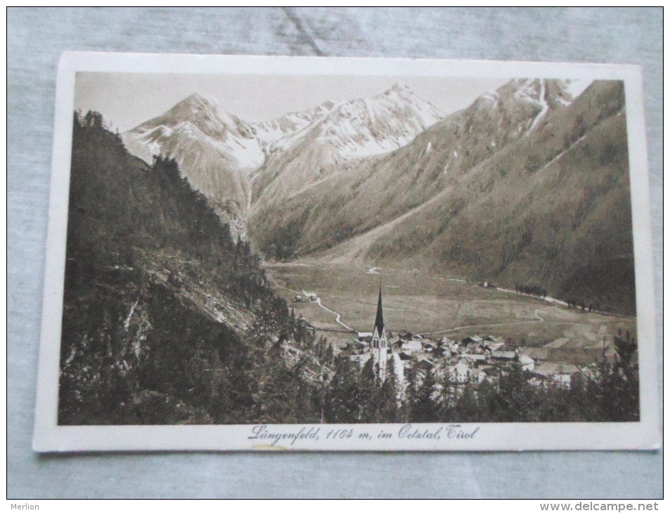 Austria -   Längenfeld Im Ötztal - Tirol  1926   D127509 - Längenfeld