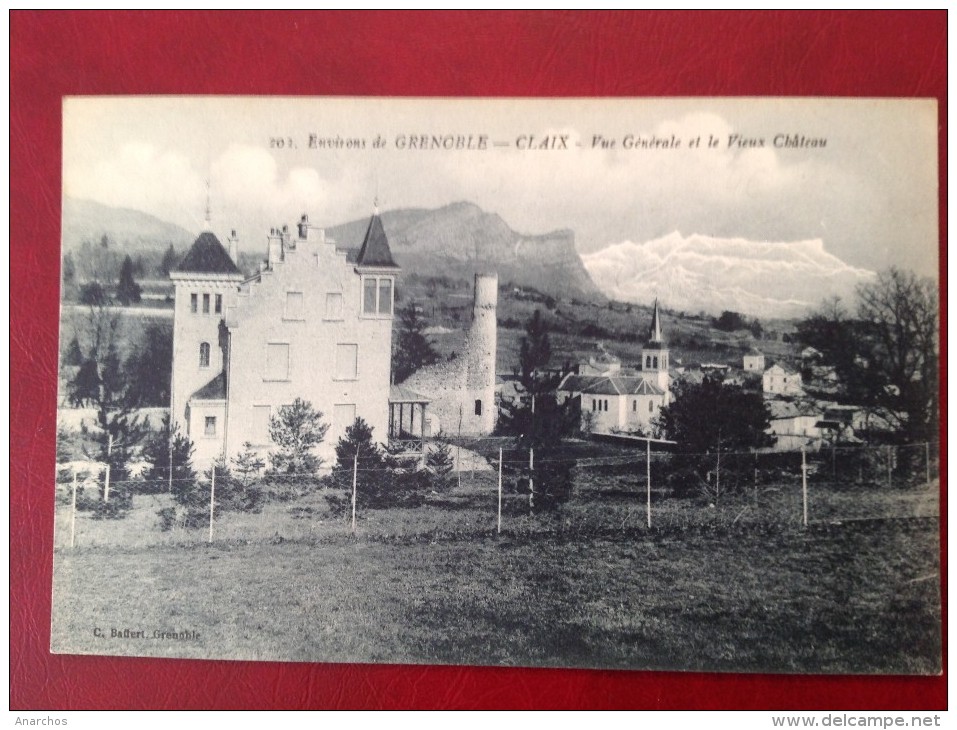 38 Isere CLAIX Vue Générale Et Le Vieux Chateau - Claix