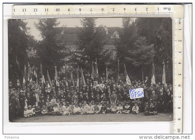 PO0750D# INAUGURAZIONE GAGLIARDETTO 1923 - MEDAGLIE AL VALORE RICORDO CADUTI IN GUERRA  No VG - Inwijdingen