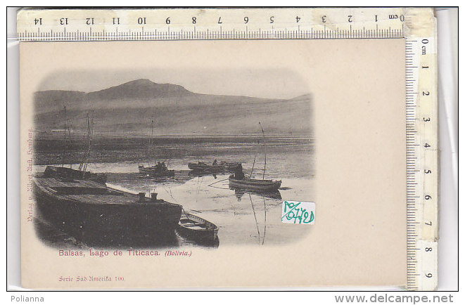 PO0772D# BOLIVIA - LAGO TITICACA - BALSAS   No VG - Bolivië