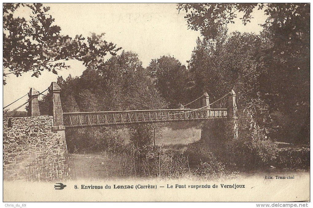 Environs Du Lonzac Le Pont Suspendu De Vernejoux - Autres & Non Classés