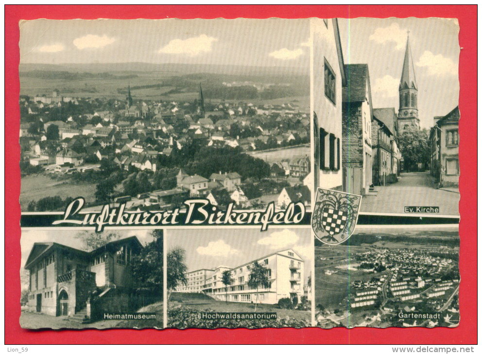 164097 / LUFTKURORT Birkenfeld - PANORAMA , EV. KIRCHE , HEIMATMUSEUM , GARTENSTADT , HOCHWALDSANATORIUM - Germany - Birkenfeld (Nahe)