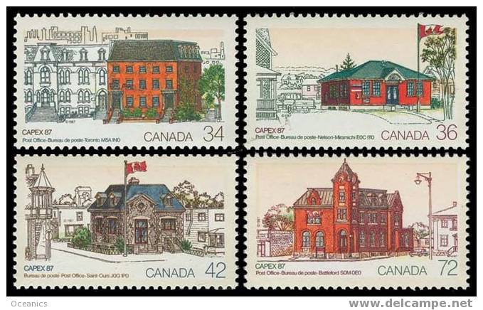 Canada (Scott No.1122-25 - Capex 1987) [**] - Used Stamps