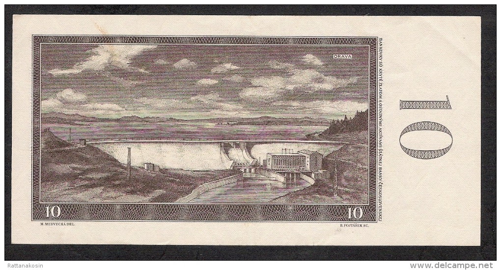 CZECHOSLOVAKIA   P88b   10  KORUN   1960    AU-UNC. - Tsjechoslowakije