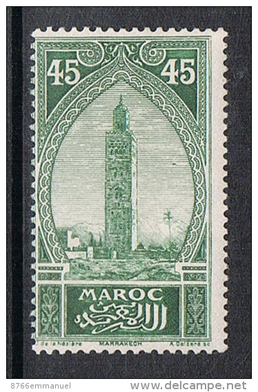 MAROC N°74 N* - Neufs