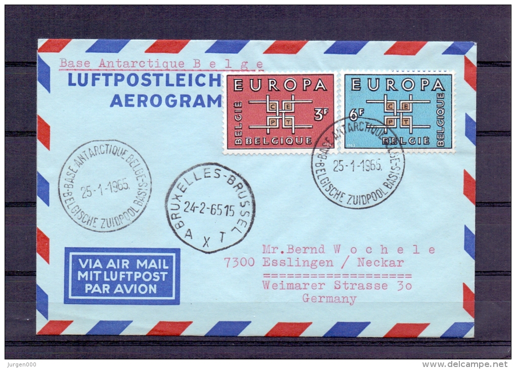 België - Koning Boudewijn Basis -  Belgische Antarctische Expeditie -  25/1/1965 (RM7979) - Antarctische Expedities