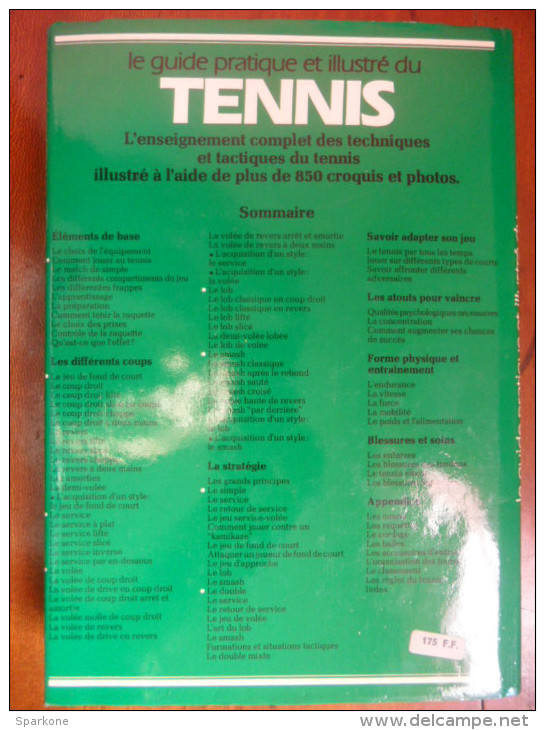 Le Guide Pratique Et Illustré Du Tennis (Paul Douglas) éditions Du Fanal De 1982 - Sport