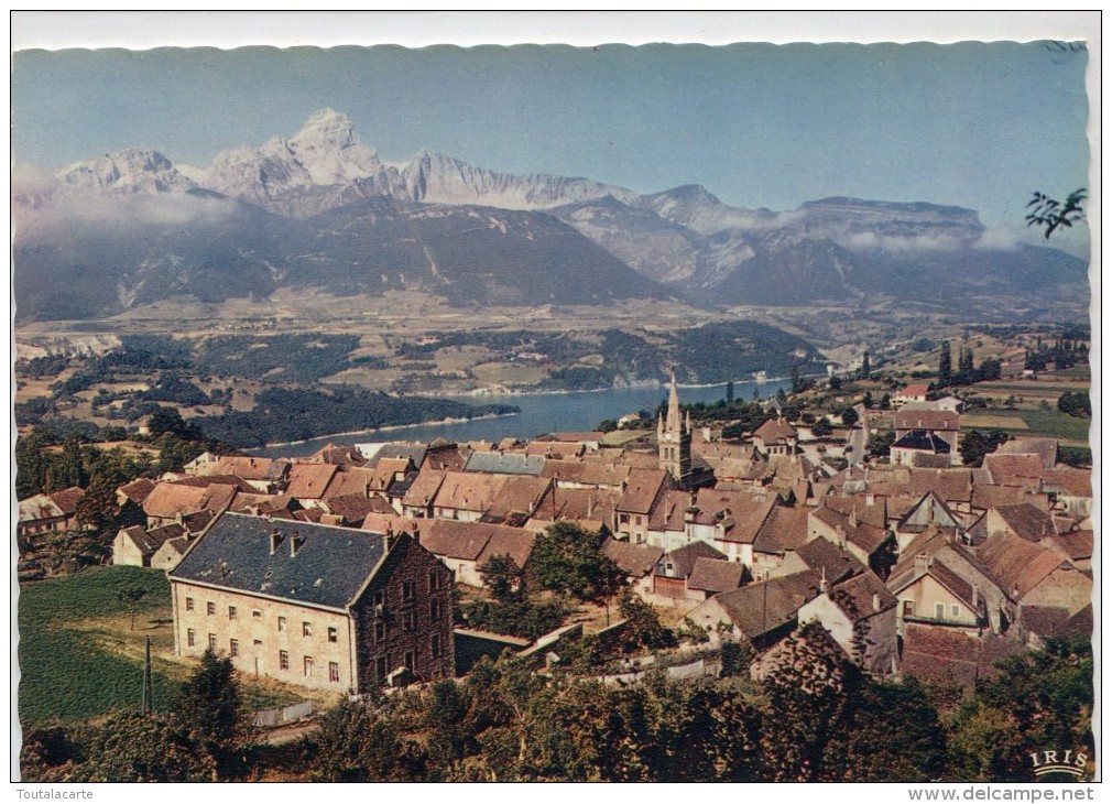 CPSM 38 CORPS VUE GENERALE LE LAC DU SAUTET ET L OBIOU  Grand Format 15 X 10,5 - Corps