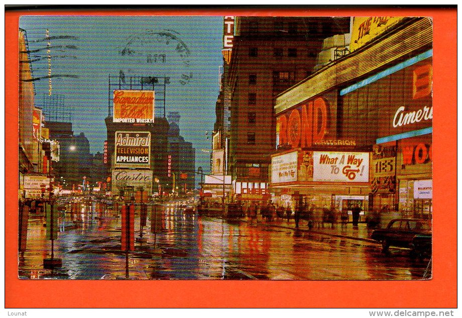 Times Square At Night - Crossroads Of The World ,new Yok City Année 1970 - Time Square