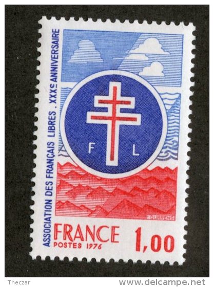 4498  France 1976  Mi.#1969  **  Scott #1484  Offers Welcome! - Nuovi