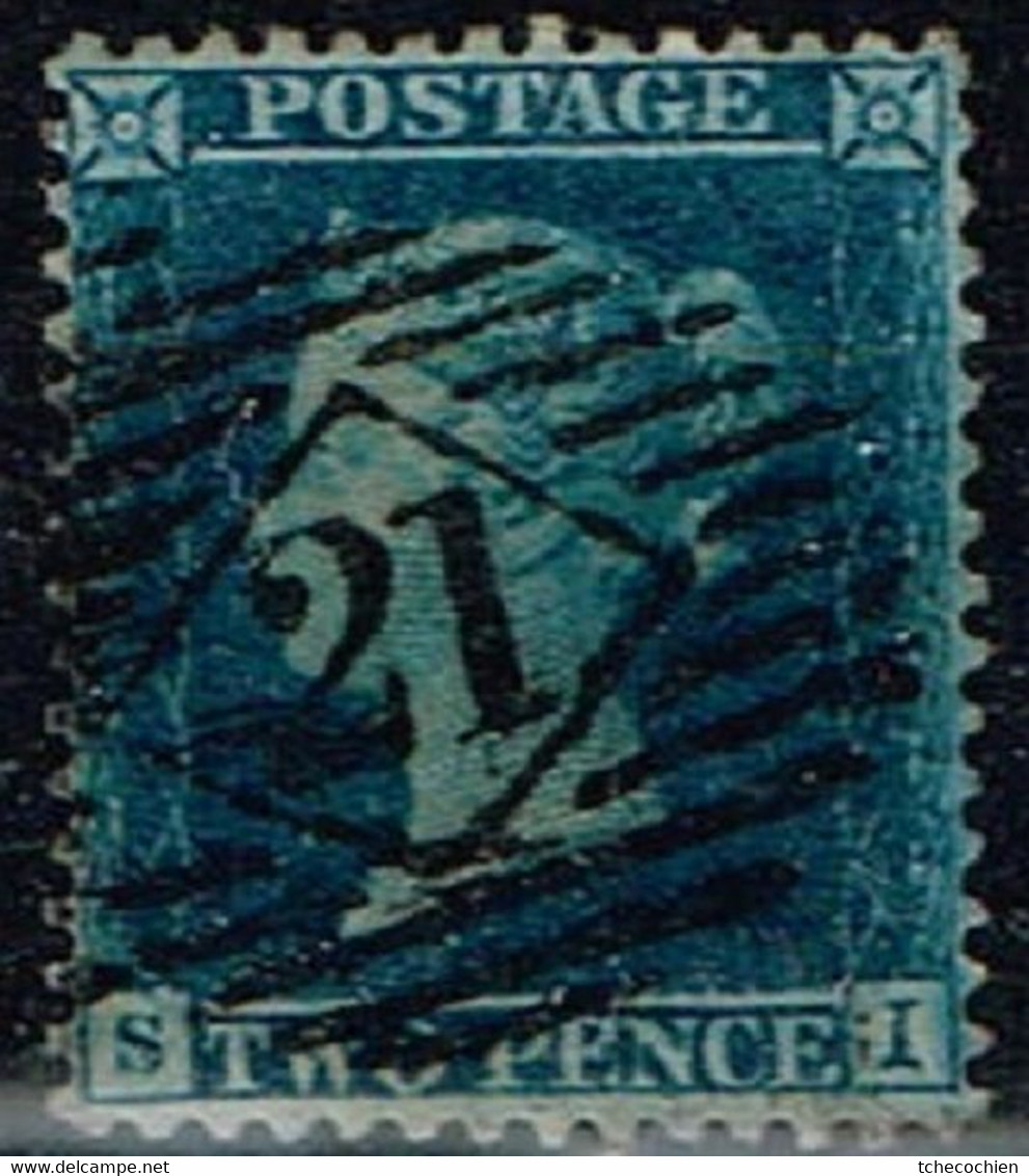 Grande-Bretagne - 1855 - Y&T N° 15, Oblitéré - Usados