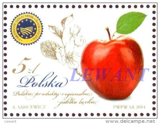 2014.07.18. Polish Regional Products - Apple - MNH - Neufs