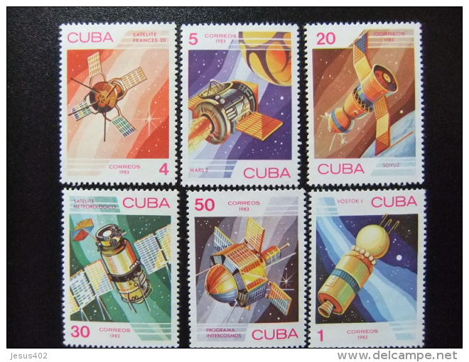 CUBA  - 1983 -  YVERT &amp; TELLIER N&ordm;  2430 / 2435 ** MNH - América Del Norte