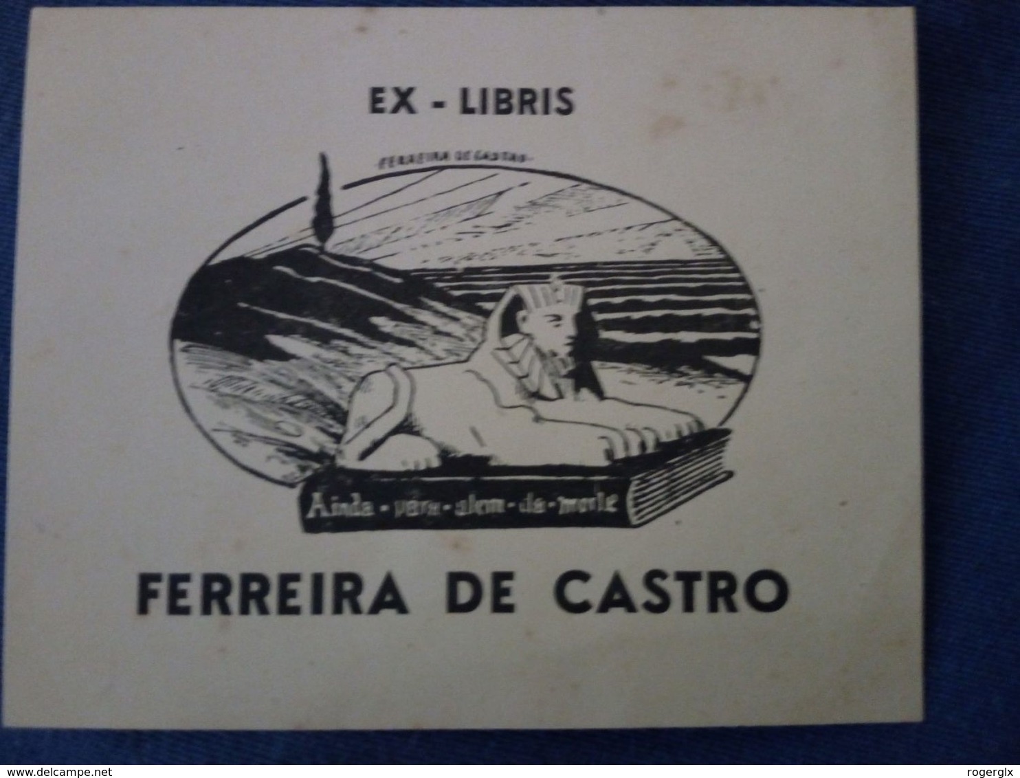 Ex Libris. Ferreira De Castro. - Ex-libris