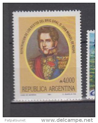 Argentine YV1741 N 1990 Manuel De Rosas - Neufs