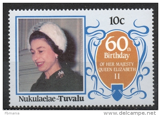 Tuvalu Nukulaelae 1986 - Regina Elisabetta II Queen Elizabeth II MNH ** - Tuvalu