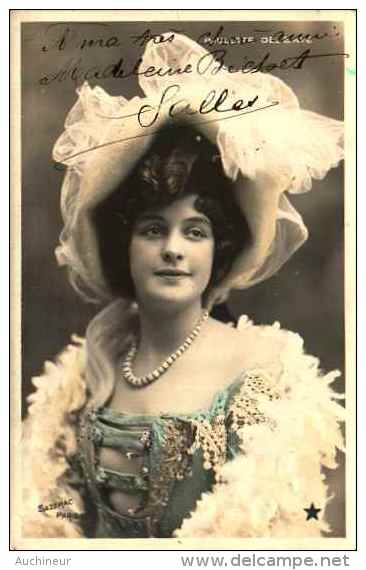 Artiste Femme 1900 - Paulette Delbaye (sazerac) Walery? - Artisti