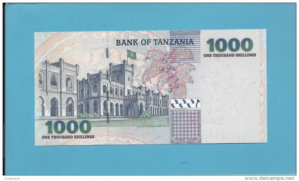 TANZANIA - 1 000 SHILINGI - ND (2003) - UNC. - P 36 - Sign. 14 - Serie AL - Julius Nyerere / Palace - BENKI KUU YA - Tanzania