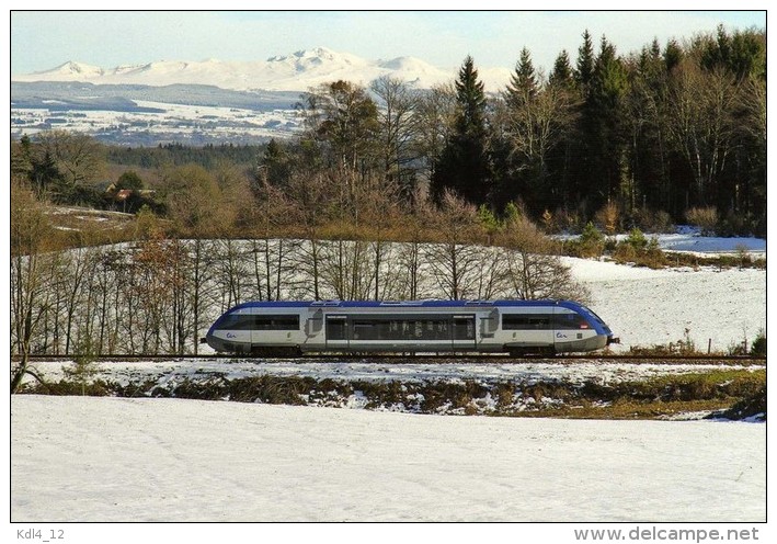 RU 1246 - Autorail X 73777 Vers AIX LA MARSALOUSE - Corrèze 19 - SNCF - Autres & Non Classés