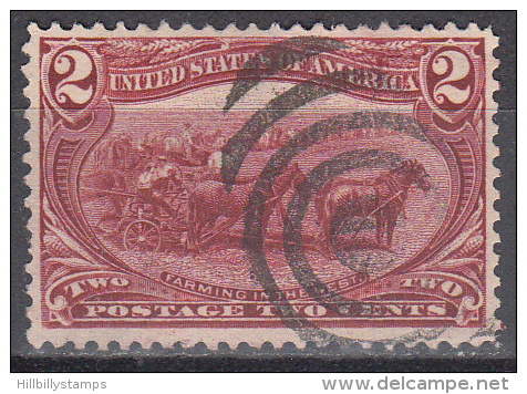 United States    Scott No  286   Used     Year  1898 - Used Stamps