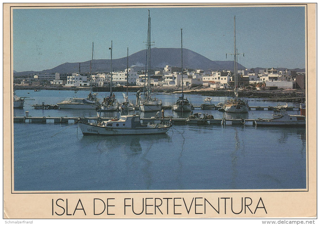 AK Isla De Fuerteventura Corralejo Puerto Deportivo Hafen Sporthafen Bei Lanzarote Gran Canaria Islas Canarias Kanaren - Fuerteventura