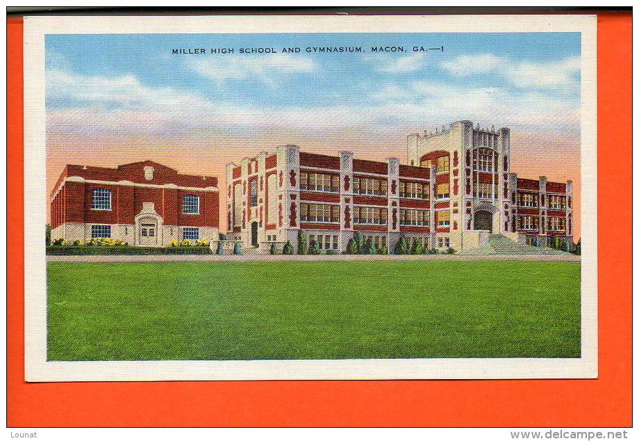 Miller High School And Gymnasium, MACON, GA. - Autres & Non Classés