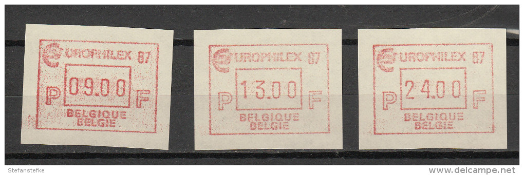 BELGIE - BELGIQUE  : OCB Nr  ATM65   Set  ** MNH  (zie  Scan) - Postfris