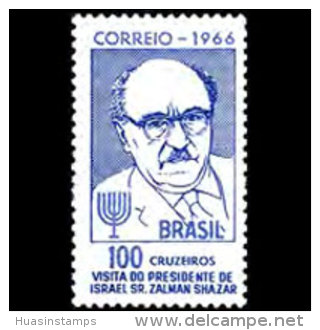 BRAZIL 1966 - Scott# 1021 Israel Pres. Set Of 1 MNH (XM452) - Unused Stamps