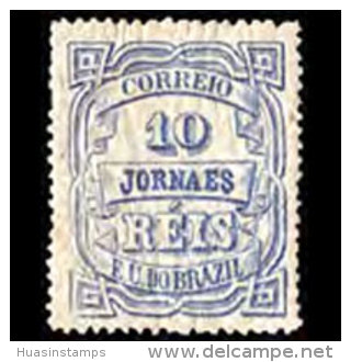 BRAZIL 1890 - Scott# P19 Numeral 10r LH (XX347) - Nuovi