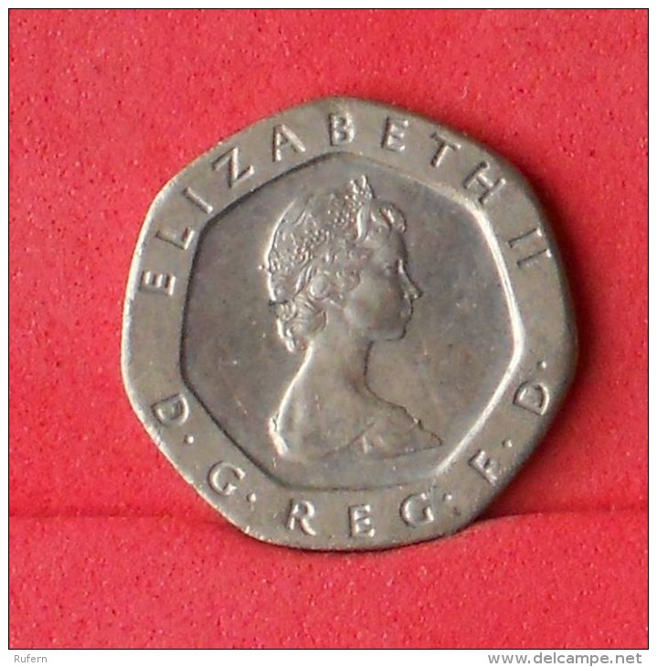 GREAT BRITAIN  20  PENCE  1982   KM# 931  -    (Nº11256) - 20 Pence