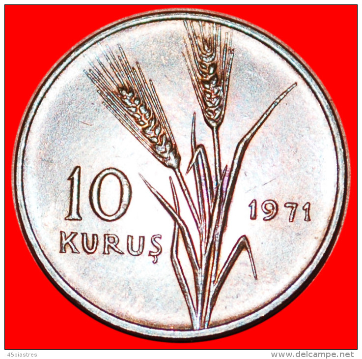 * ATATURK (1923-1938) On Tractor  TURKEY 10 KURUS 1971 FAO!     LOW START NO RESERVE! - Turkey