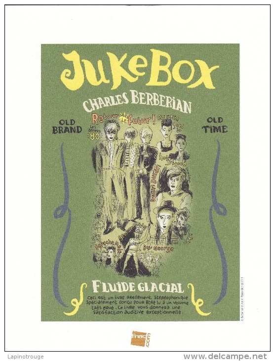 Ex-libris BERBERIAN Charles Pour Juke Box Fluide Glacial 2011 - Illustratori A - C