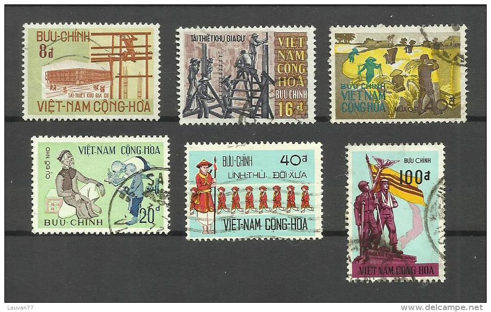 Vietnam Du Sud N°382,383,406,423,440,443 Cote 3.85 Euros - Vietnam