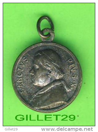 MÉDAILLE RELIGIEUSE - SANCTUS PIUS-X - CENTENARIO MARIANO 1854-1954 - - Religion &  Esoterik