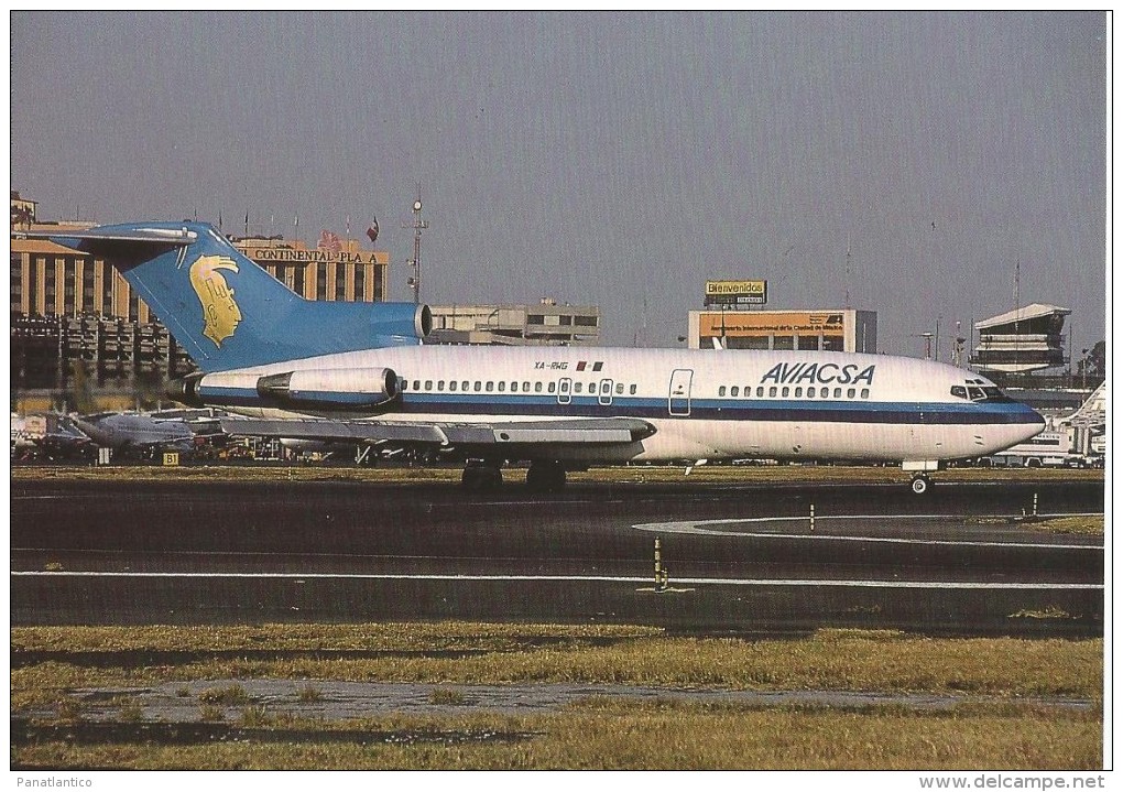 BOEING 727-31 PREFIXO XA-RWG AVIACSA, AEROPORTO MEXICO CITY, JANEIRO DE 1995 [6186] - 1946-....: Moderne