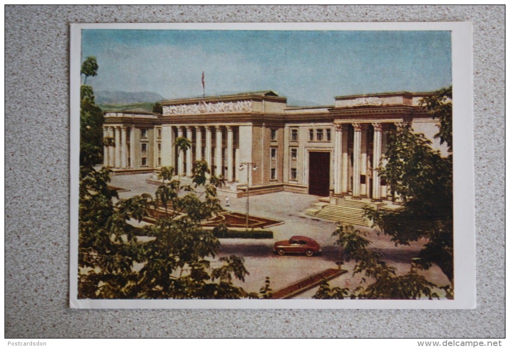 TAJIKISTAN Stalinabad / Dushanbe   Government  House - Rare Postcard  - 1957 - Tadschikistan