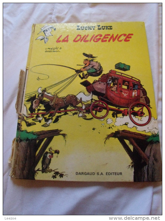 EO BD Lucky Luke La Diligence René Goscinny Et Morris  Chez Dargaud - 1968 - Lucky Luke