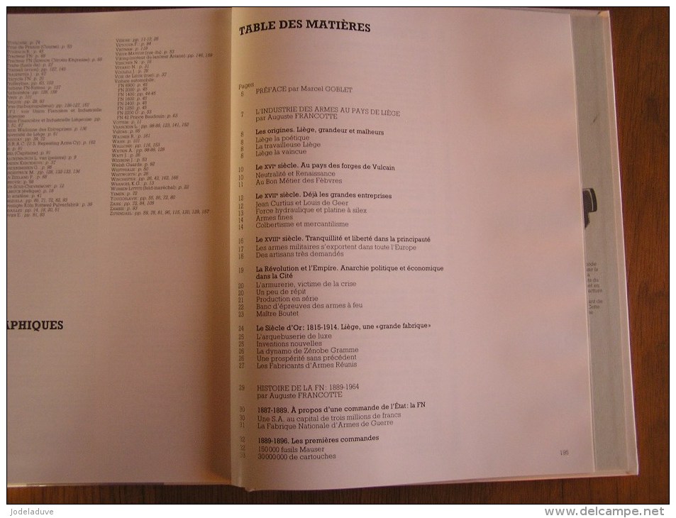 FN 100 Ans HISTOIRE D´ UNE GRANDE ENTREPRISE LIEGEOISE 1889 1989 Fabrique Nationale Herstal Arme Armement Auto Moto Bus - Belgique