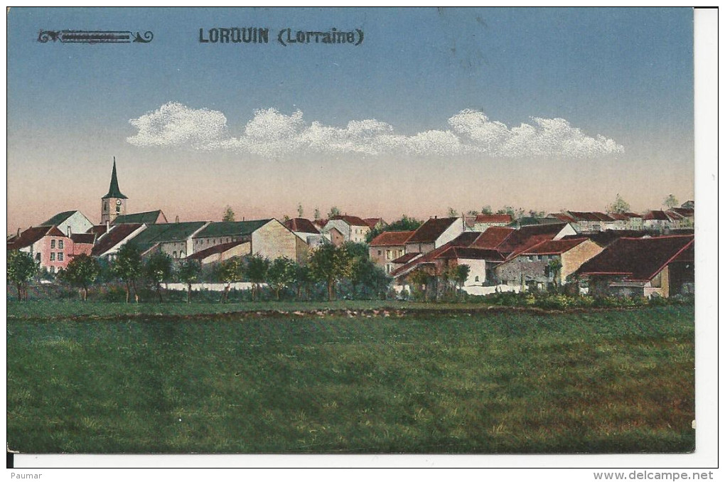 Lorquin     Vue   Carte Allemande - Lorquin