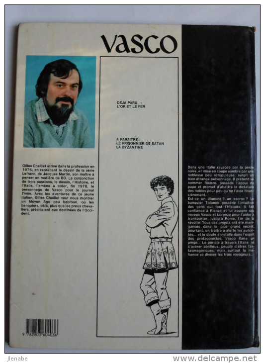 VASCO Tome 1 " L'or Et Le Feu " EO 1983 Par CHAILLET - Vasco