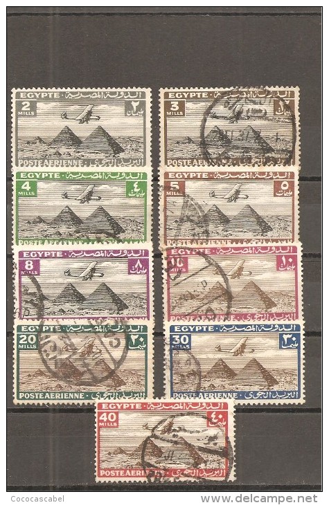 Egipto - Egypt. Nº Yvert  Aéreo-5-6, 7-18, 20, 22-24 (usado) (o) - Poste Aérienne