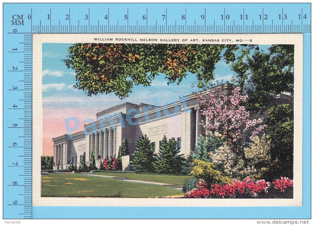 CPSM, Missouri (William Rockhill Nelson Gallery Of Art, Kansas City ) Linen Postcard Recto/Verso - Kansas City – Missouri