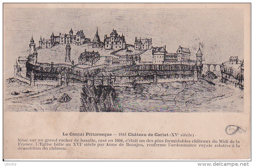 CPA Château De Carlat 1841 - 1924 (12547) - Carlat