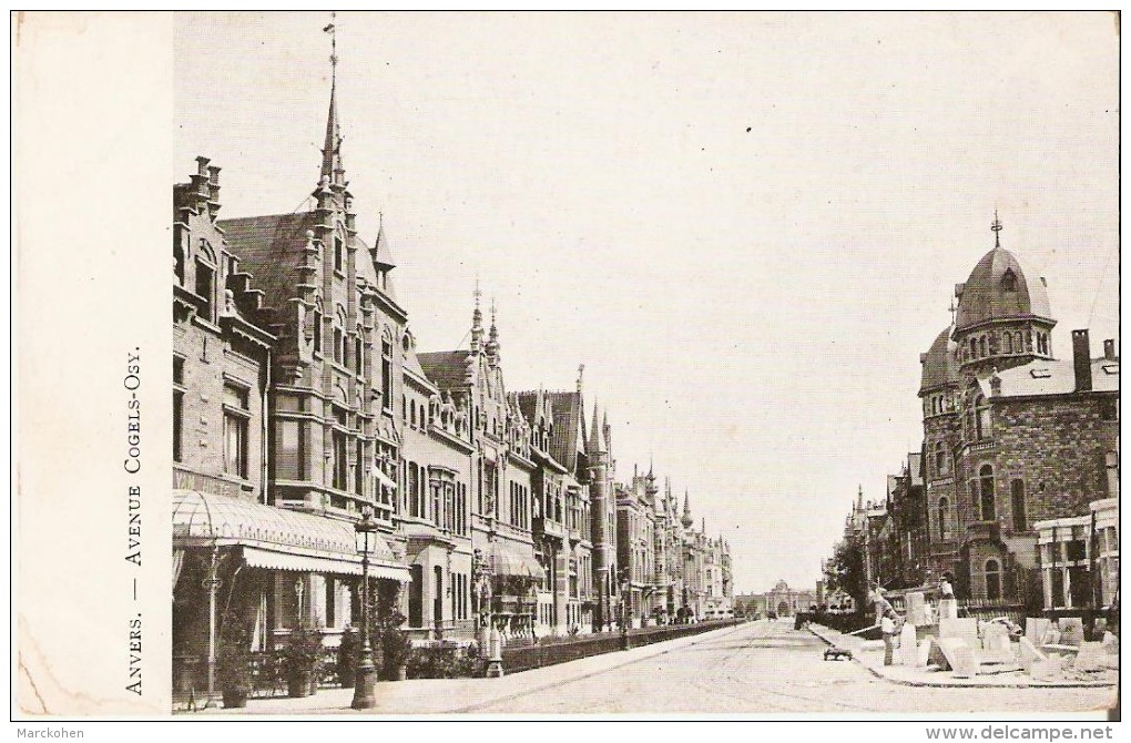 ANVERS : Avenue Cogels-Osy. CPA Précurseurs. - Antwerpen