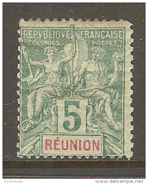 REUNION    Scott  # 37*  F-VF MINT HINGED - Nuevos