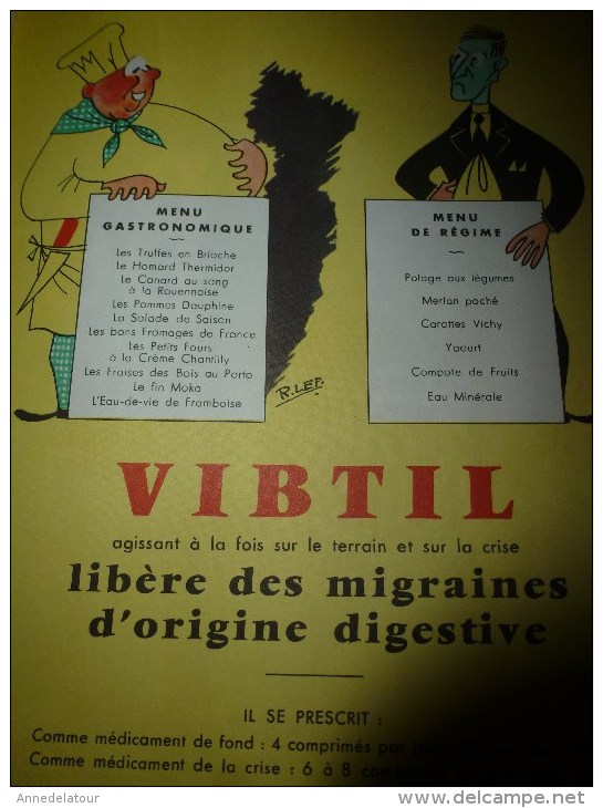 1963LA FRANCE A TABLE :  l' EURE et LOIR  (Chartres,Dunois,Montigny-le-Gannelon,Châteaudun,Bonneval...etc
