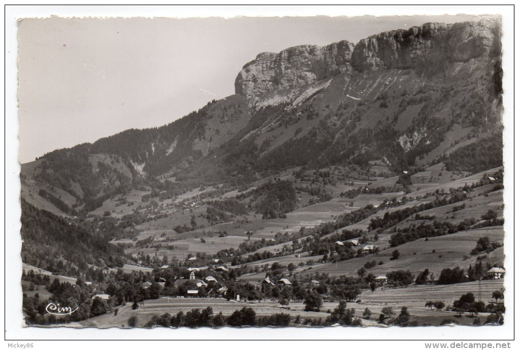 DINGY SAINT CLAIR -1956--Vallée De La Blonnière Et Le Parmelan ,cpsm 14 X 9  éd Combier - Dingy-Saint-Clair