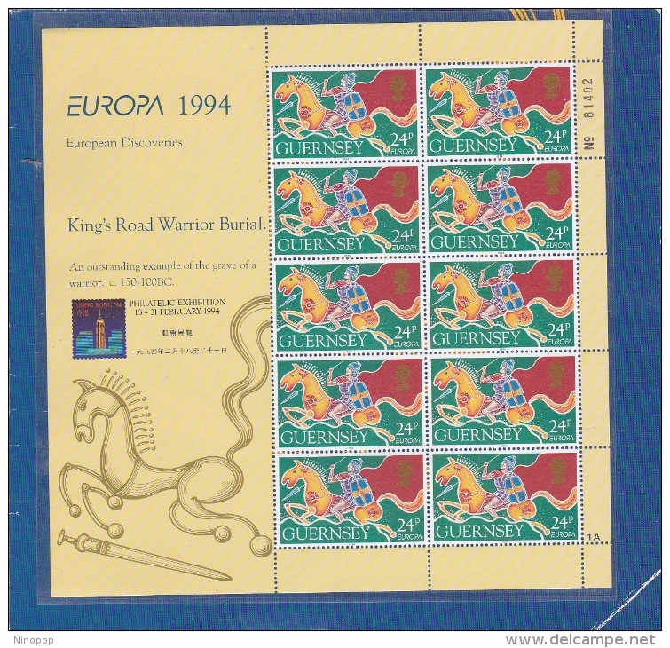 Guernsey 1994 Europa Sheetlet MNH - Guernsey