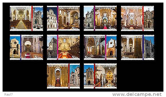 Portugal 2012 - Cathédrales Portugaises - 10v Neufs // Mnh - Ungebraucht