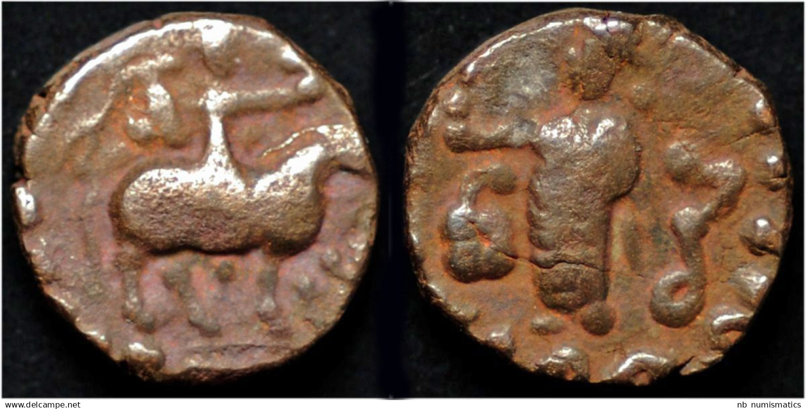 Indo-Scythian Kingdom Azes Billon Drachm - Indisch